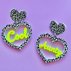 Earrings^Haus Of Dizzy 'Cool Aunty' Heart Earrings