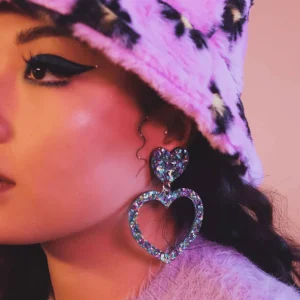 Barbie Hearts | Earrings^Haus Of Dizzy Crystal Barbie Heart Earrings