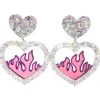 Earrings^Haus Of Dizzy Crystal Flame Heart Earrings ?
