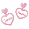 Personalised Jewels | Earrings^Haus Of Dizzy Custom Name Heart Earrings