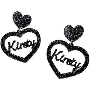 Personalised Jewels | Earrings^Haus Of Dizzy Custom Name Heart Earrings
