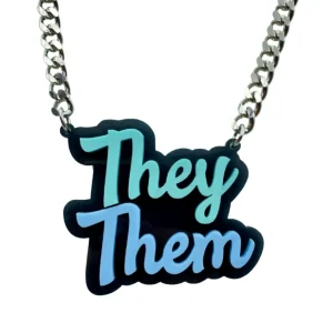 Personalised Jewels | Necklaces^Haus Of Dizzy Custom Pronouns Necklace