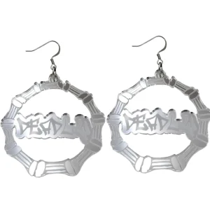 Earrings^Haus Of Dizzy 'Deadly' Bamboo Hoops