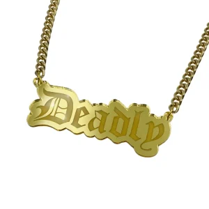Necklaces^Haus Of Dizzy 'Deadly' Plate Necklace