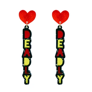 Stacked Earrings | Earrings^Haus Of Dizzy 'Deadly' Stacked Mirror Earrings
