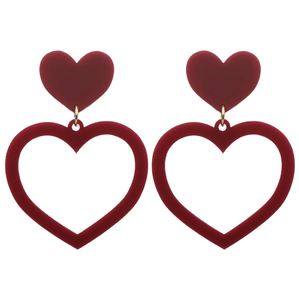 haus_of_dizzy_earth_tones_10.webp Barbie Hearts | Earrings^Haus Of Dizzy Earth Tones Collection