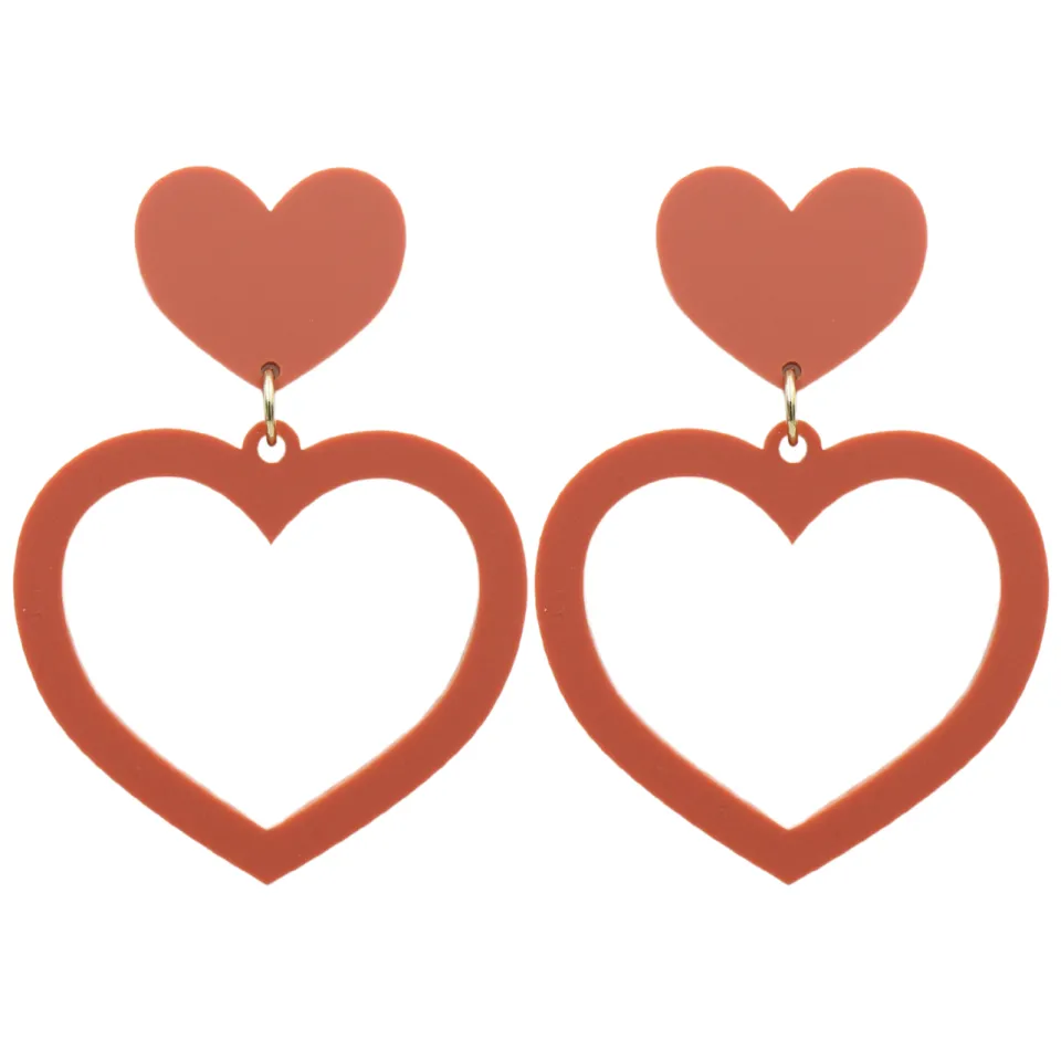 haus_of_dizzy_earth_tones_5.webp Barbie Hearts | Earrings^Haus Of Dizzy Earth Tones Collection