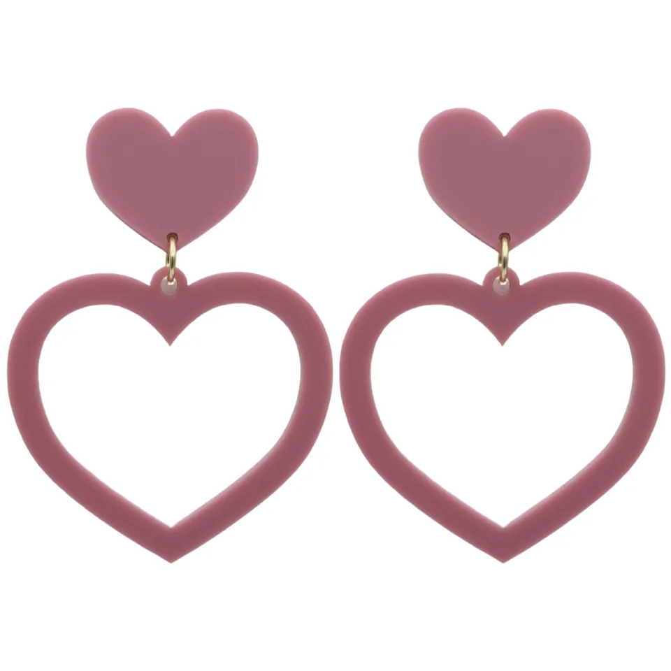 haus_of_dizzy_earth_tones_7.webp Barbie Hearts | Earrings^Haus Of Dizzy Earth Tones Collection