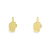 Earrings^Haus Of Dizzy Emoji Rude Finger Studs