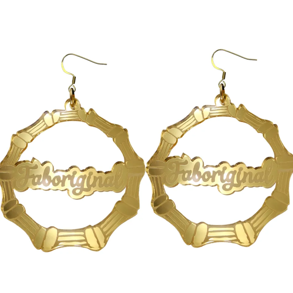 haus_of_dizzy_faboriginal_3.webp Earrings^Haus Of Dizzy 'Faboriginal' Bamboo Hoop Earrings