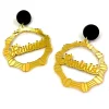 Bamboo Hoops | Earrings^Haus Of Dizzy 'Feminist' Bamboo Hoops