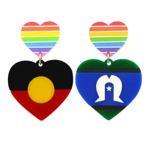 Earrings^Haus Of Dizzy 'First Nations Rainbow Pride' Earrings