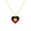 Necklaces^Haus Of Dizzy 'First Nations Pride' Glitter Heart Necklace