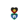 Pins/Patches^Haus Of Dizzy 'First Nations Pride' Double Flag Lanyard Pin