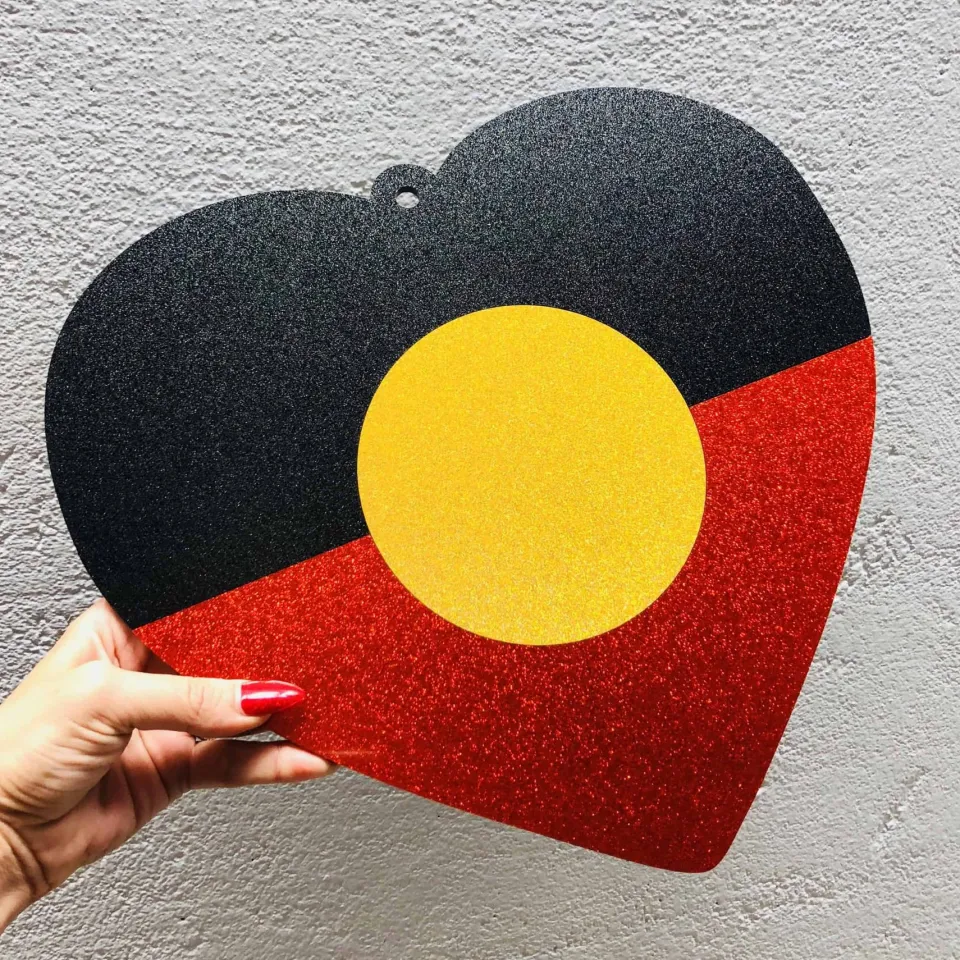 haus_of_dizzy_first_natio_0-9.webp Wall Art^Haus Of Dizzy 'First Nations Pride' Glitter Heart Wall Art