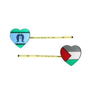 Hair Accessories^Haus Of Dizzy 'First Nations Pride' Mirror Flag Hair Pins ✊?✊?✊?✊?✊?