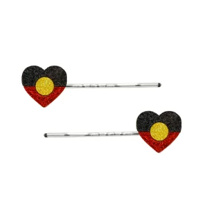 Hair Accessories^Haus Of Dizzy 'First Nations Pride' Mirror Flag Hair Pins ✊?✊?✊?✊?✊?