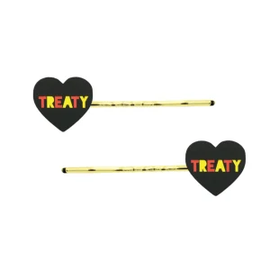 Hair Accessories^Haus Of Dizzy 'First Nations Pride' Mirror Flag Hair Pins ✊?✊?✊?✊?✊?