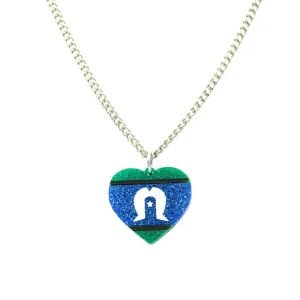 Necklaces^Haus Of Dizzy 'First Nations Pride' Glitter Heart Necklace