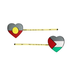 Hair Accessories^Haus Of Dizzy 'First Nations Pride' Mirror Flag Hair Pins ✊?✊?✊?✊?✊?