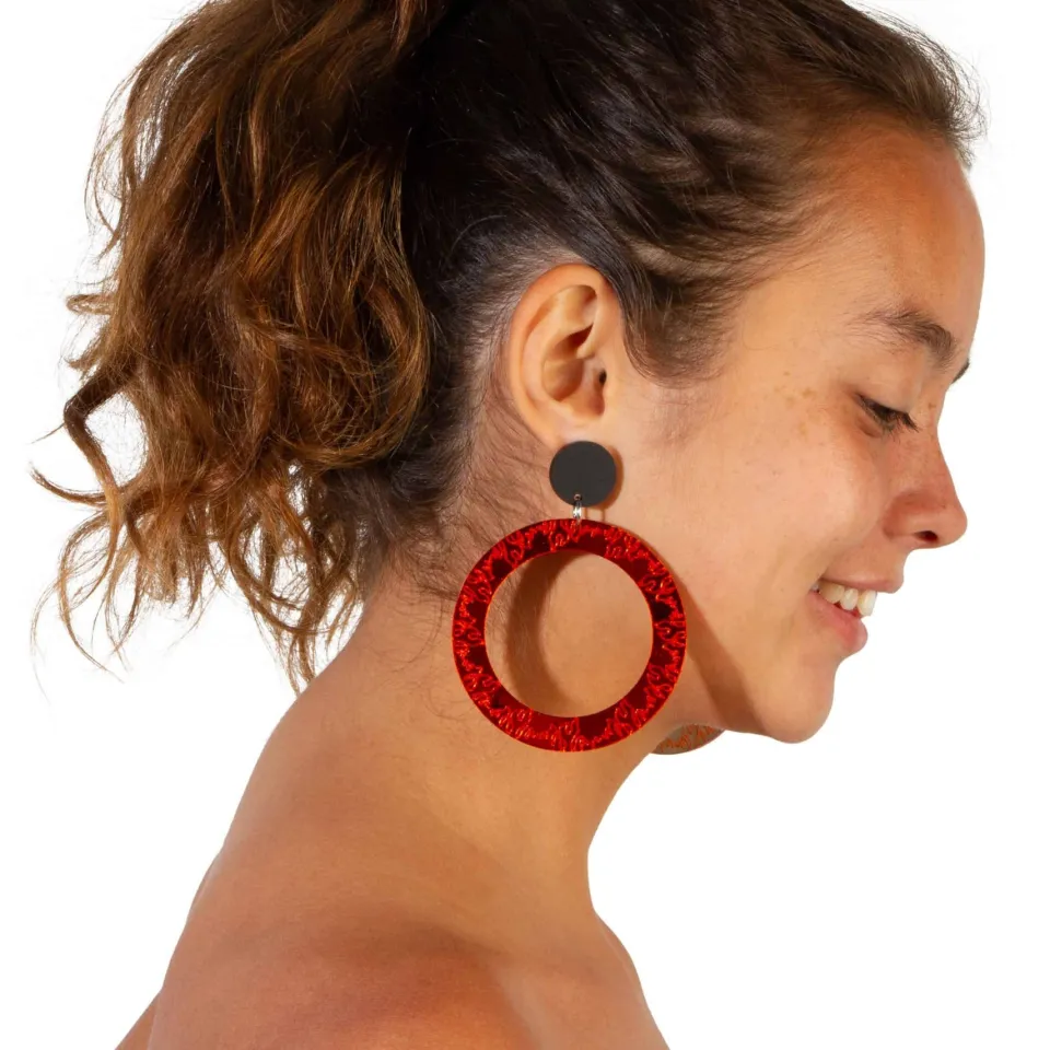 haus_of_dizzy_fiyah_hoop__2.webp Earrings^Haus Of Dizzy 'Fiyah' Hoop Earrings
