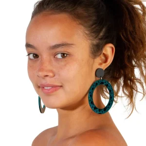 Earrings^Haus Of Dizzy 'Fiyah' Hoop Earrings
