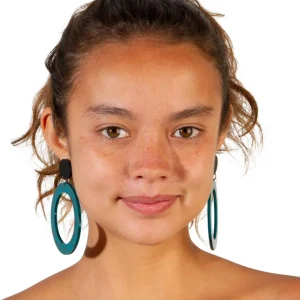 Earrings^Haus Of Dizzy 'Fiyah' Hoop Earrings
