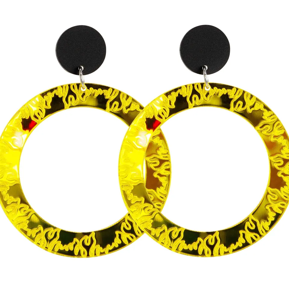 haus_of_dizzy_fiyah_hoop__6.webp Earrings^Haus Of Dizzy 'Fiyah' Hoop Earrings