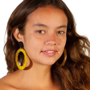Earrings^Haus Of Dizzy 'Fiyah' Hoop Earrings