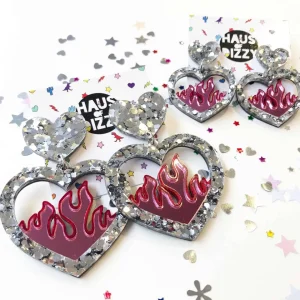 Earrings^Haus Of Dizzy 'Flamezz' Earrings
