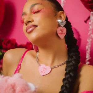 Necklaces^Haus Of Dizzy 'Gentle Reminder' Candy Heart Necklace