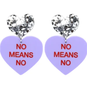 Earrings^Haus Of Dizzy 'Gentle Reminder' Candy Heart Earrings