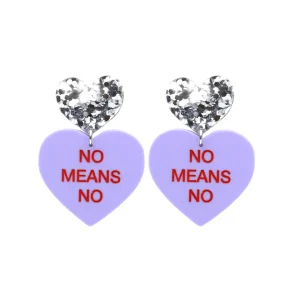 Earrings^Haus Of Dizzy 'Gentle Reminder' Candy Heart Earrings