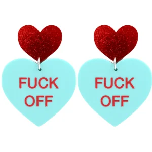 Earrings^Haus Of Dizzy 'Gentle Reminder' Candy Heart Earrings