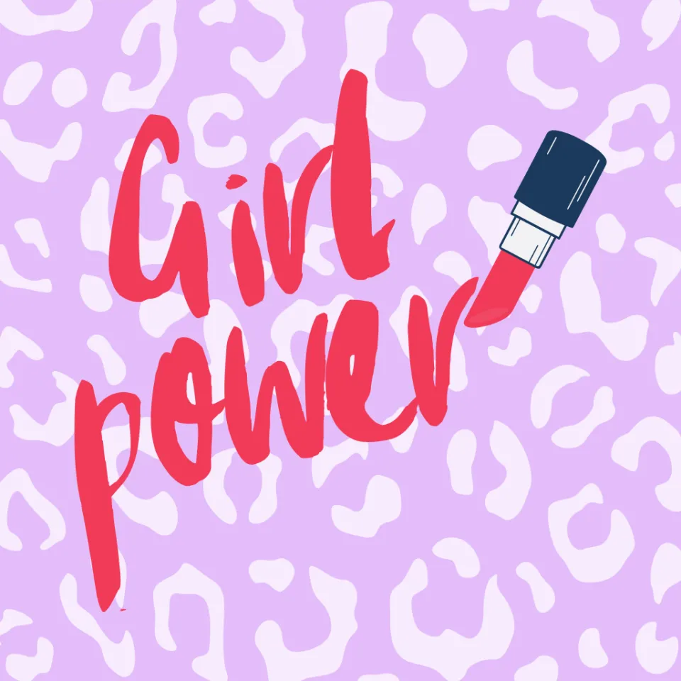 haus_of_dizzy_girl_power__6.webp Greeting Cards^Haus Of Dizzy Girl Power Greeting Cards