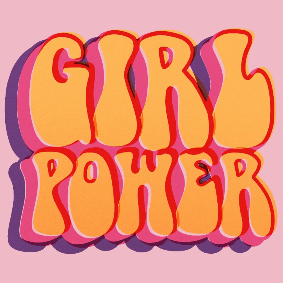 haus_of_dizzy_girl_power__7.webp Greeting Cards^Haus Of Dizzy Girl Power Greeting Cards