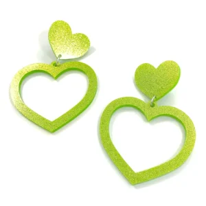 Barbie Hearts | Earrings^Haus Of Dizzy Glitter Barbie Heart Earrings