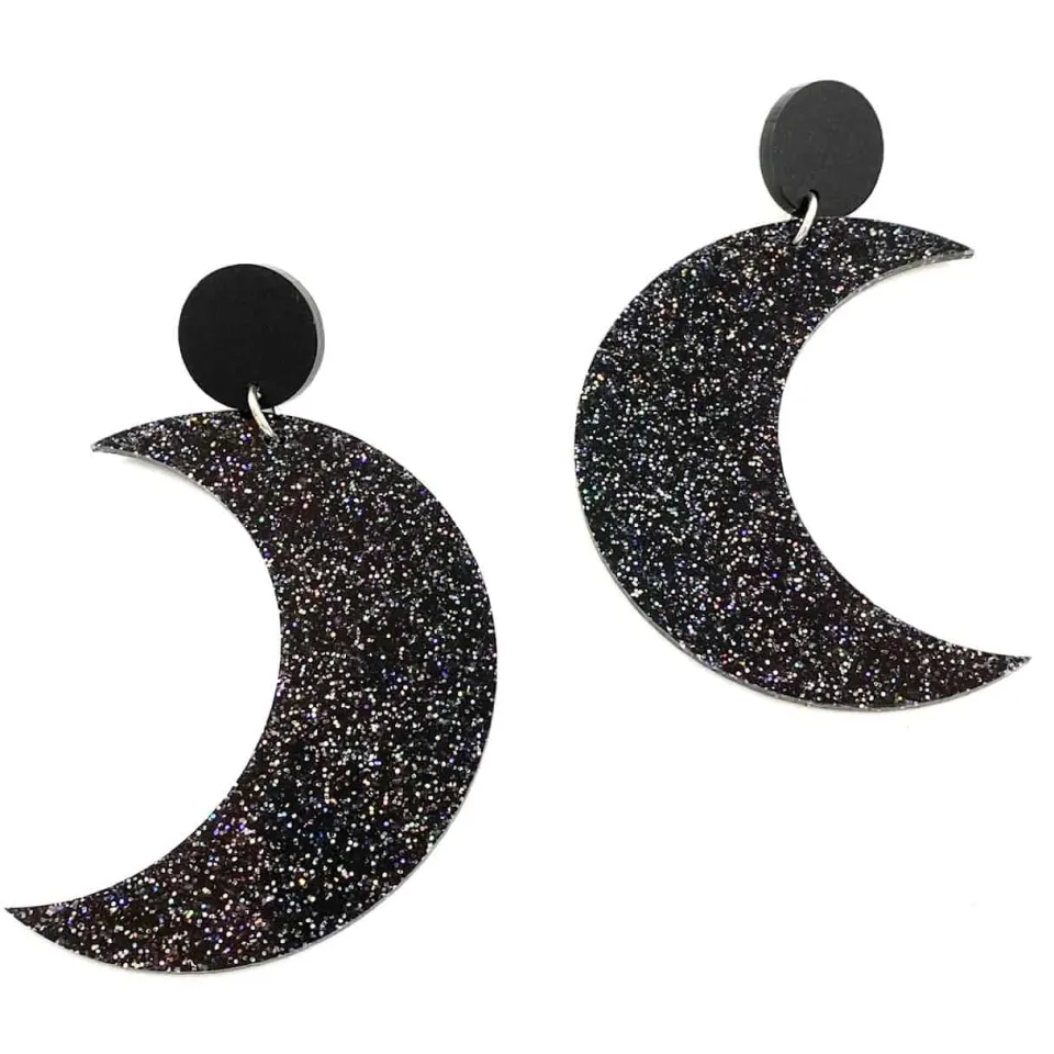 haus_of_dizzy_glitter_cre_2.webp Earrings^Haus Of Dizzy Glitter Crescent Moon Earrings