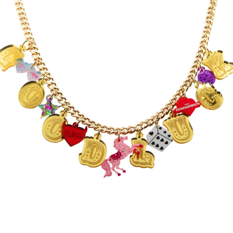 haus_of_dizzy_good_luck_c_0.webp Necklaces^Haus Of Dizzy 'Good Luck' Charm Necklace