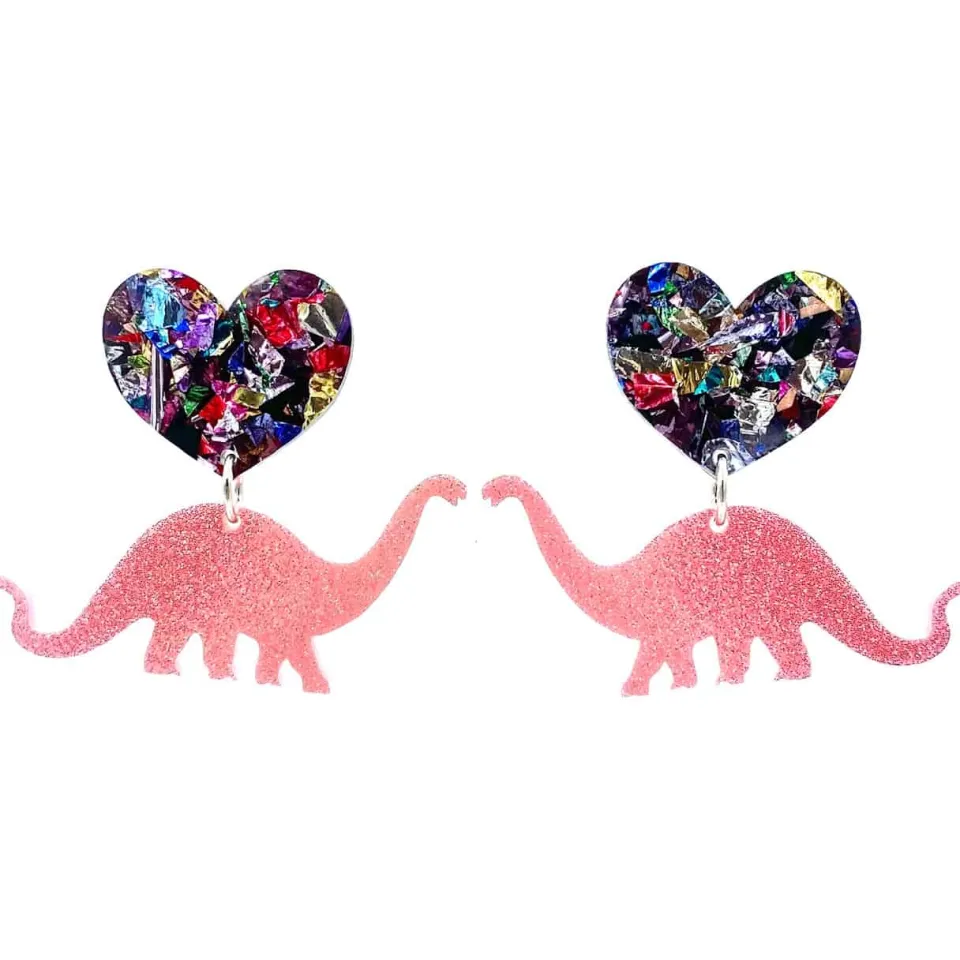 haus_of_dizzy_grande_dino_1.webp Earrings^Haus Of Dizzy Grande Dinosaur Earrings