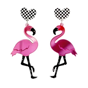 Earrings^Haus Of Dizzy Grande Flamingo Earrings