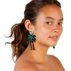 Earrings^Haus Of Dizzy Grande Palm Tree Earrings