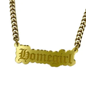 Necklaces^Haus Of Dizzy 'Homegirl' Plate Necklace