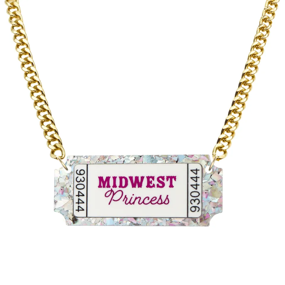 haus_of_dizzy_hometown_ho_1.webp Necklaces^Haus Of Dizzy 'Hometown Honey' Ticket Necklace