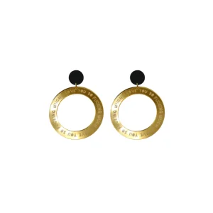 Earrings^Haus Of Dizzy 'I Love You So Fucking Much' Hoops