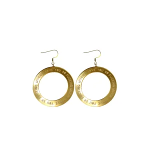 Earrings^Haus Of Dizzy 'I Love You So Fucking Much' Hoops