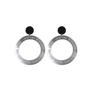 Earrings^Haus Of Dizzy 'I Love You So Fucking Much' Hoops