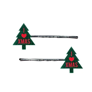 Hair Accessories^Haus Of Dizzy 'I Love/Hate Xmas' Hair Pins