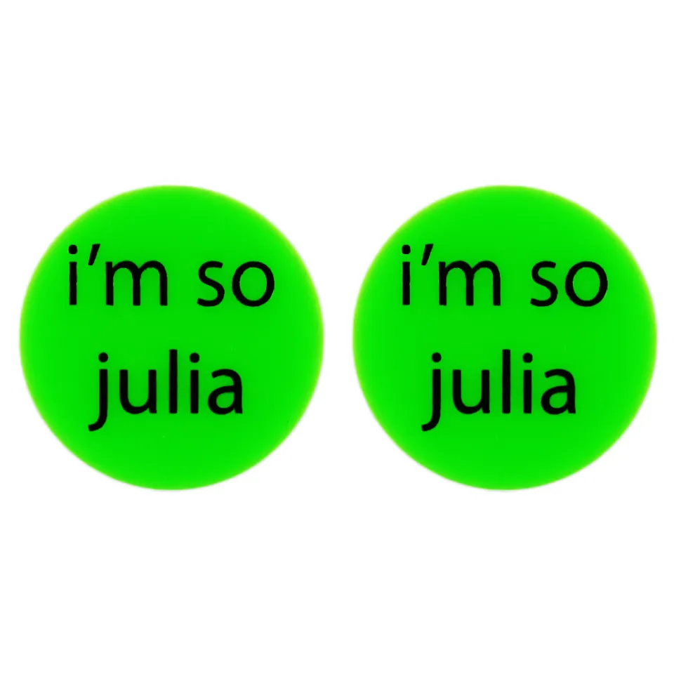 haus_of_dizzy_im_so_julia_0.webp Earrings^Haus Of Dizzy 'i'm so julia' Circle Stud Earrings