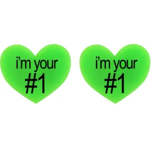 Earrings^Haus Of Dizzy 'i'm your #1' Heart Stud Earrings